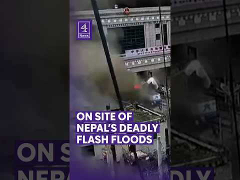 On the ground at site of deadly flash floods in Nepal