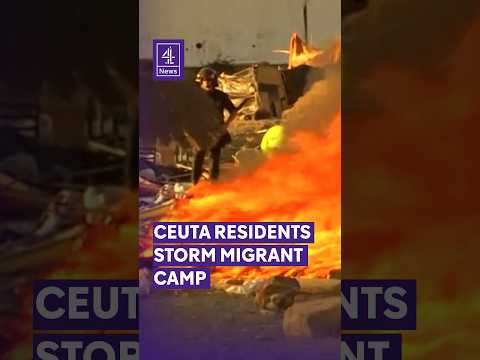Ceuta residents storm migrant camp as tensions escalate