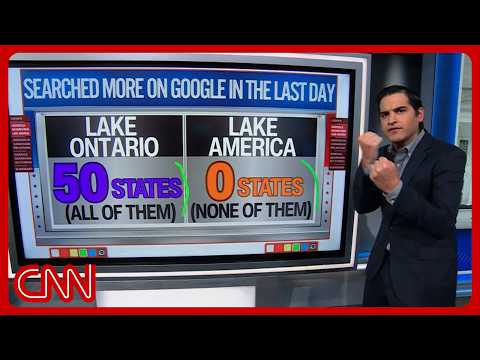 Are Americans actually calling it ‘Lake America’? Enten brings the data
