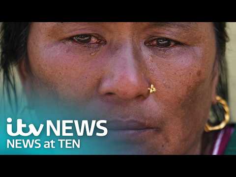 Number of people recorded as missing in Nepal soars: Watch ITV News at Ten LIVE