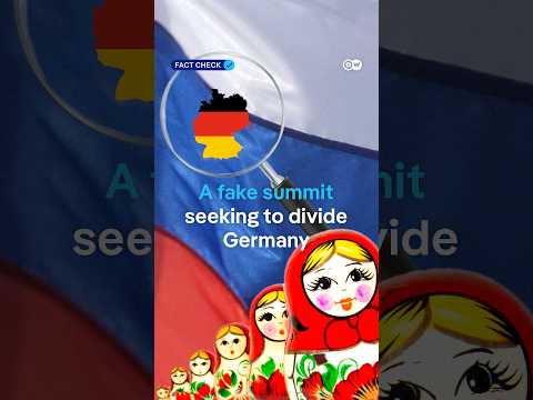 Fact check: A fake summit to divide Germany | DW News