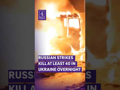At least 40 dead after overnight Russian attacks on Ukraine