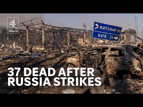 37 people killed after Russian attack on Ukrainian village