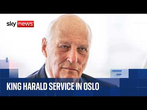 Service being held for King Harald in Norway