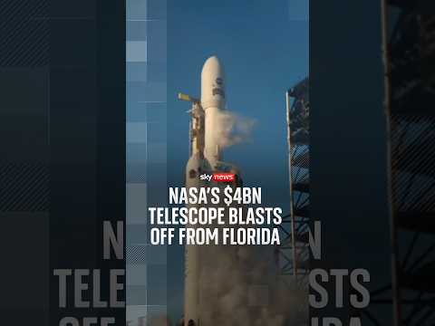 NASA’s $4bn telescope blasts off from Florida