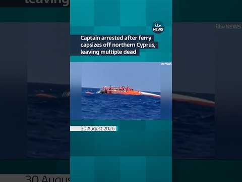 At least eight people have died after a ferry carrying nearly 270 capsized off the coast of Cyrpus