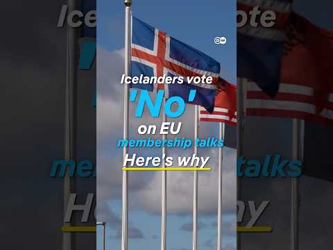 Iceland’s voters reject new talks on joining EU | DW News