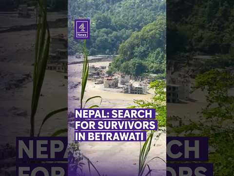 Nepal: Search for survivors in Betrawati #Nepal #NepalFlood