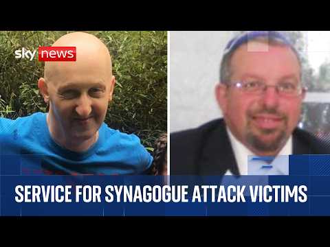 Service for Manchester synagogue attack victims