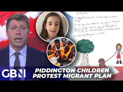 Piddington village children URGE Andy Burnham to cancel migrant housing plan – ‘I LOVE my village!’