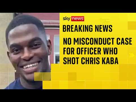 Officer who shot Chris Kaba will face no disciplinary proceedings