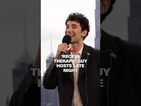 ‘Recess Therapy’ guy hosts late night