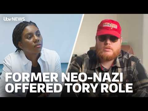 Former neo-Nazi withdraws Conservative candidacy as Badenoch ‘sad’ to see him step down