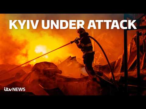 Russian missile and drone strikes bombard Ukraine’s capital as Zelenskyy pleads for more ammunition