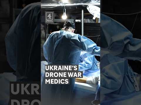 Ukraine’s ‘Da Vinci Wolves’ race to save drone attack victim