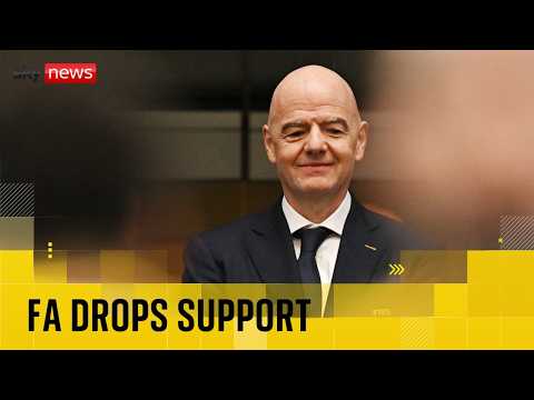 Infantino loses support as FA sends formal letter