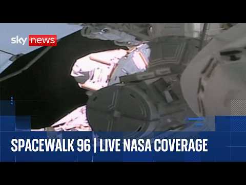 NASA astronauts spacewalk on International Space Station