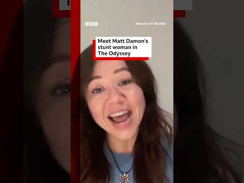 Meet The Odyssey’s stunt woman for Matt Damon. #BBCNews