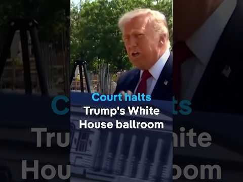 Court halts Trump’s White House ballroom | DW News