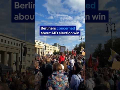 Berliners protest AfD election win | DW News