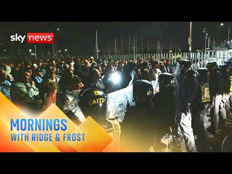 No 10 labels anti-migrant protesters as ‘thuggish’ | Mornings