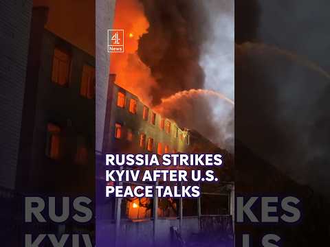 Russia strikes Kyiv after U.S. peace talks