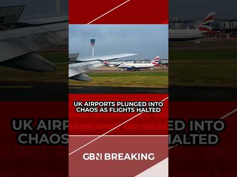 BREAKING: UK airports PLUNGED into chaos as flights grounded