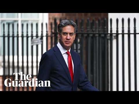 Ed Miliband gives statement on UK plans to sanction Israel – watch live