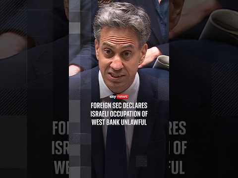 Israeli settlers sanctioned as UK denounces ‘ethnic cleansing’ of Palestinians