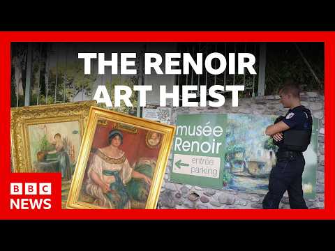 France’s latest art heist: the hunt for two missing Renoir paintings | BBC News