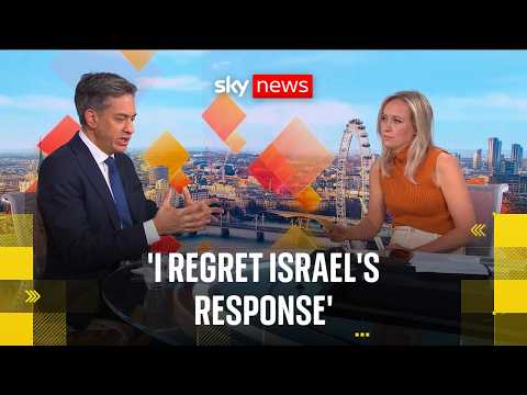 Miliband ‘regrets’ Israel’s response to sanctions – but insists ‘it was the right thing to do’