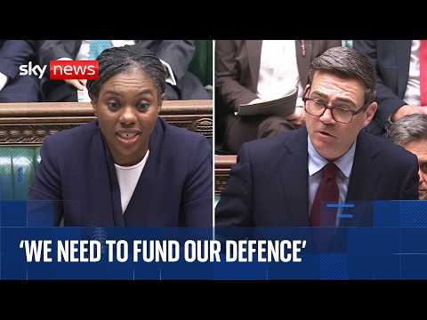 PMQs | Badenoch quizzes Burnham on defence spending