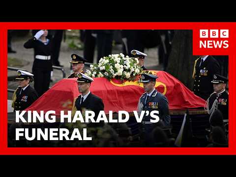Funeral held for Norway’s King Harald V in Oslo | BBC News