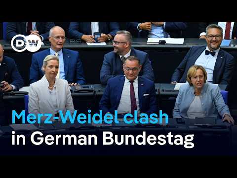 Merz calls AfD ‘remigration’ plan ‘ethnic cleansing’ in fiery debate | DW News