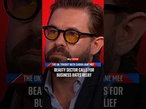 Beauty sector calls for business rates relief | The UK Tonight with Sarah-Jane Mee