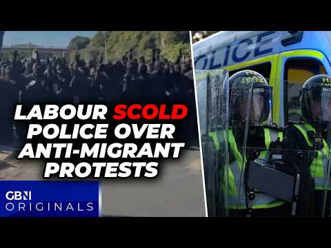 Labour SCOLD police over Dover and Portsmouth anti-migrant protests after cop excuses ‘fall apart’