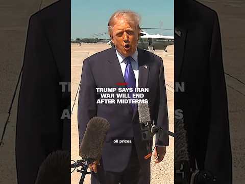 Trump says Iran war will end after midterms