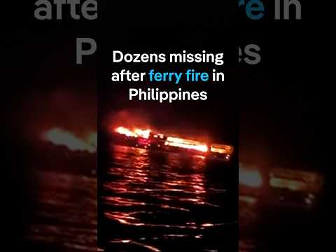 Fire on passenger ferry in Philippines leaves dozens missing | DW News