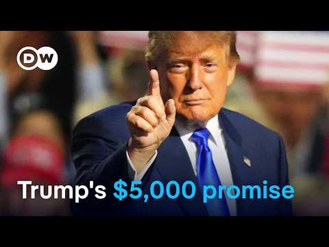 Can Trump’s $5,000 ‘dividend’ pledge boost the Republicans at the midterms? | DW News