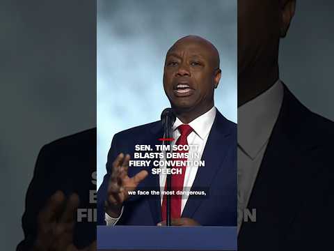Sen. Tim Scott blasts Dems in fiery convention speech