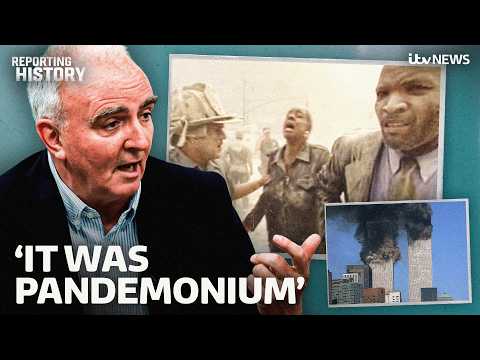 Legendary reporter rewatches his harrowing 9/11 news coverage from New York