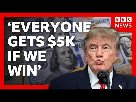Trump just promised Americans $5,000 if Republicans win. Is that legal? | BBC News