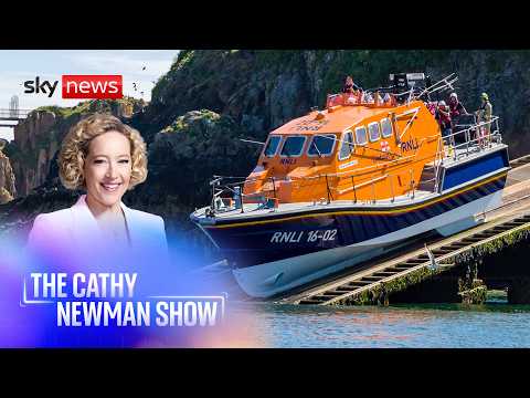 Volunteer lifesavers told to hide logos after anti-migrant protester abuse | The Cathy Newman Show