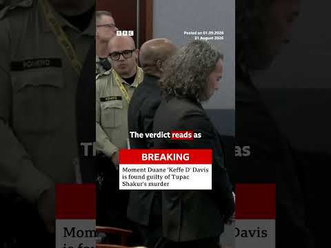 Jury in Tupac Shakur trial finds Duane ‘Keffe D’ Davis guilty of murder. #BBCNews