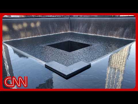Live: 9/11 NYC commemoration & reflecting pool shot