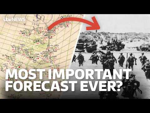 We saw the weather maps that won WWII for the Allies