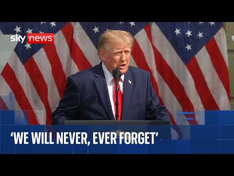 Trump speaks at 9/11 memorial event at Pentagon