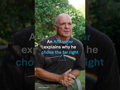An AfD voter explains why he chose the far right | DW News