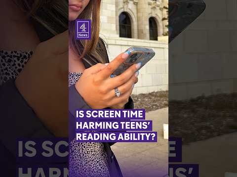 Too much screen time could be making teenagers worse at reading