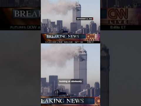 The moment CNN first reported 9/11 attacks